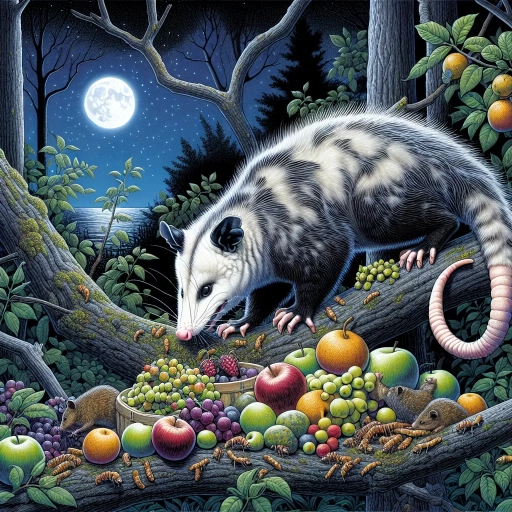 what do opossums eat