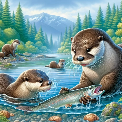 what do otters eat