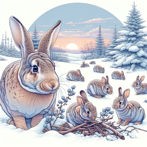 what do rabbits eat in the winter