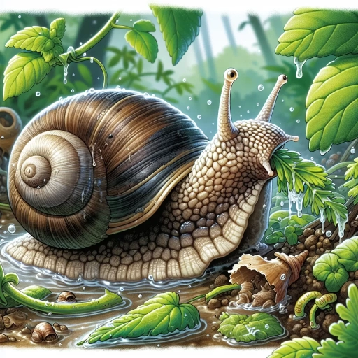 what do snails eat