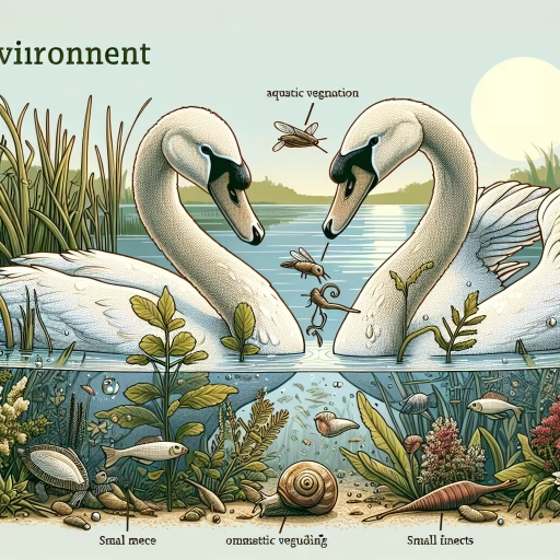 what do swans eat