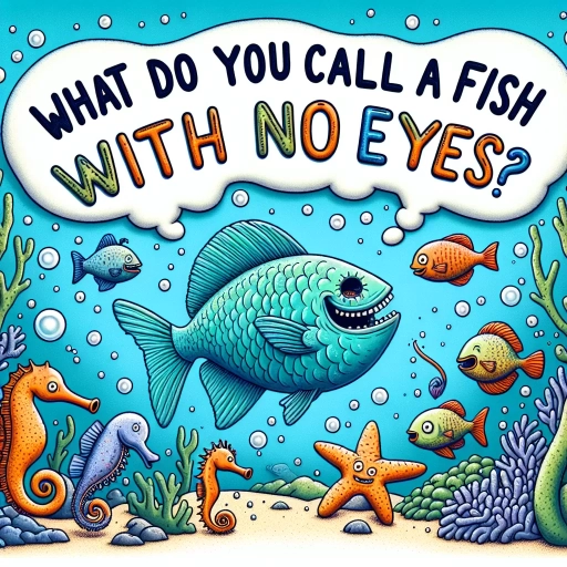 what do you call a fish with no eyes