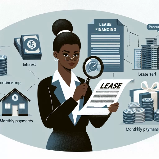 what do you mean by lease financing?