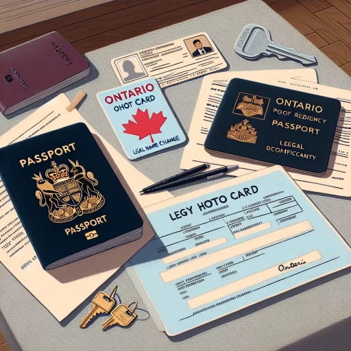 what documents do i need for ontario photo card