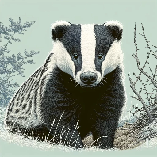 what does a badger look like