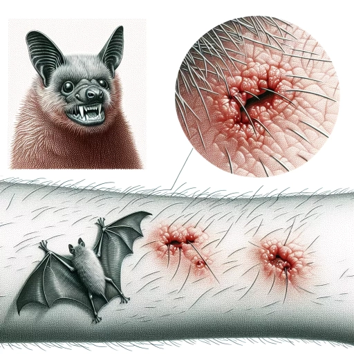 what does a bat bite look like