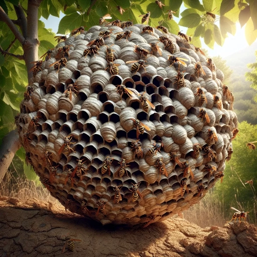 what does a wasp nest look like