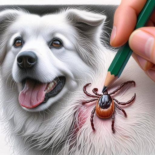 what does an embedded tick look like on a dog