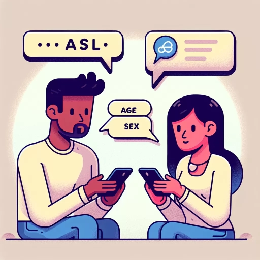 what does asl mean texting