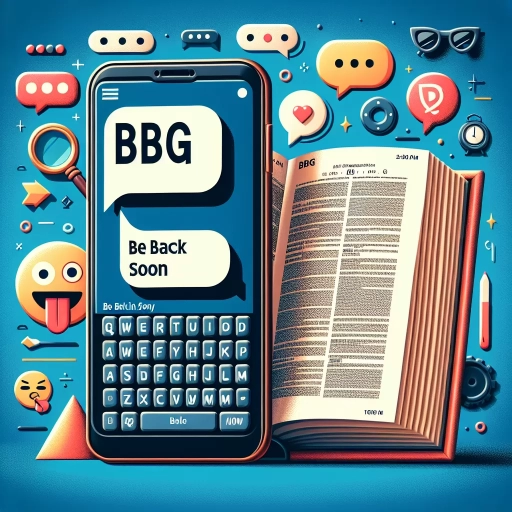 what does bbg mean on text