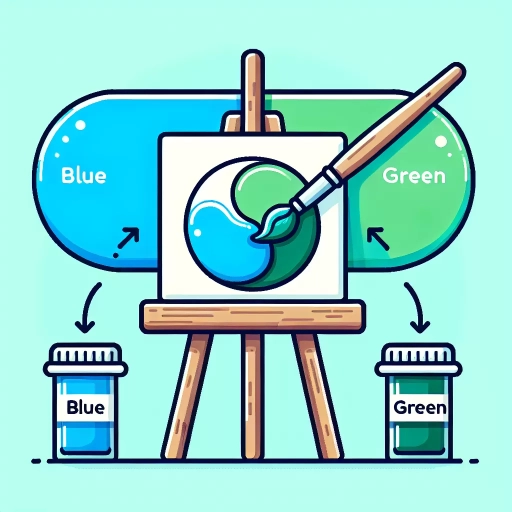 what does blue and green make