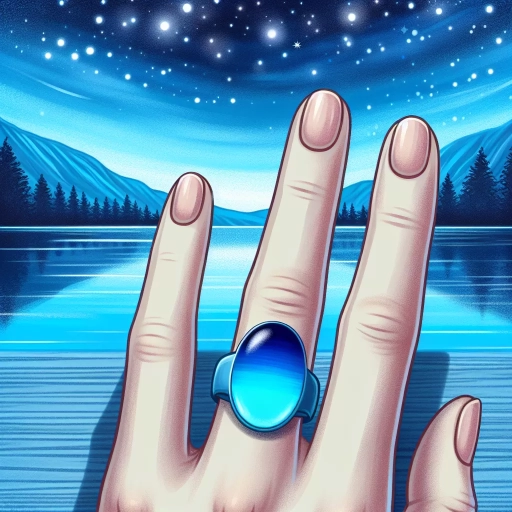 what does blue mean on a mood ring