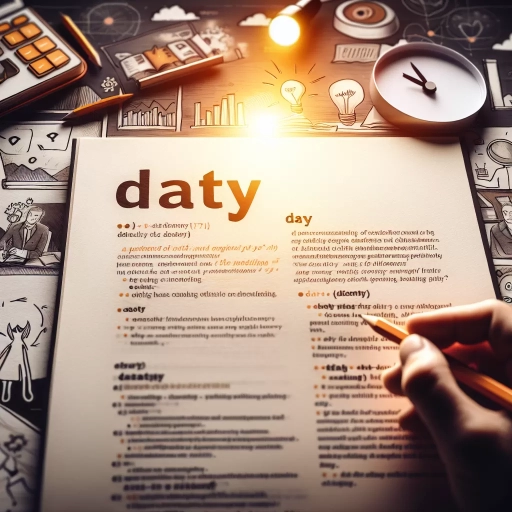 what does daty mean