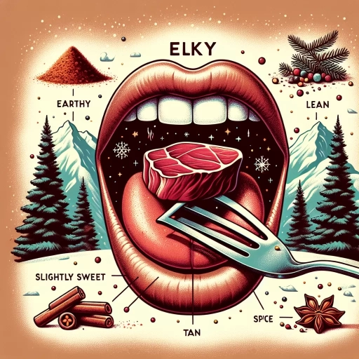 what does elk taste like