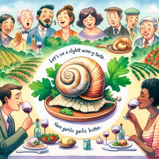 what does escargot taste like