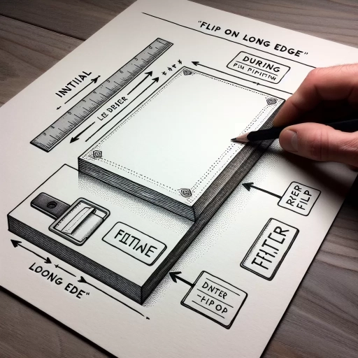 what does flip on long edge mean