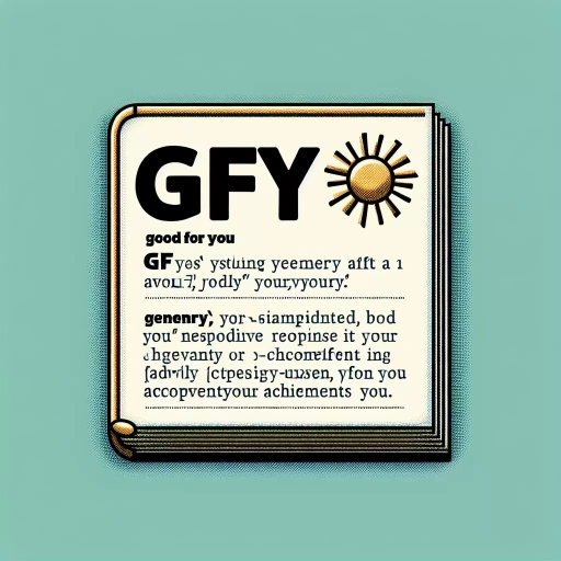 what does gfy mean