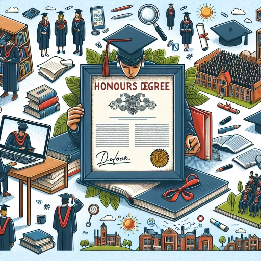 what does honours degree mean