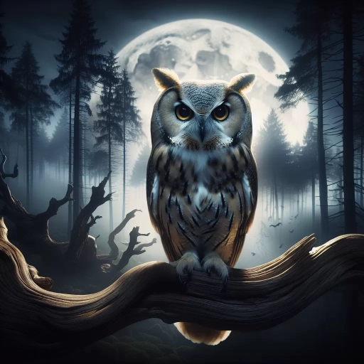 what does it mean when an owl stares at you