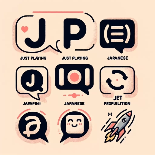 what does jp mean in text