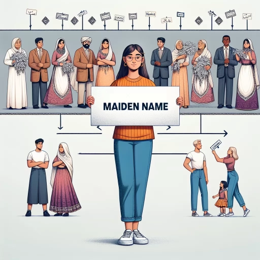 what does maiden name mean