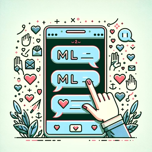 what does ml mean texting