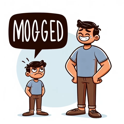 what does mogged mean