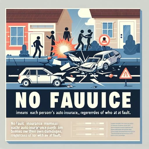 what does no fault insurance mean