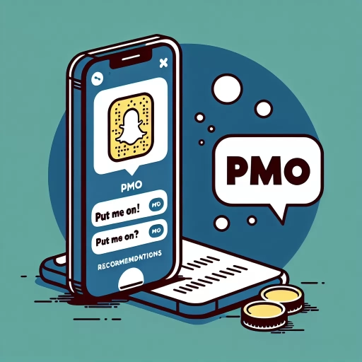 what does pmo mean snapchat