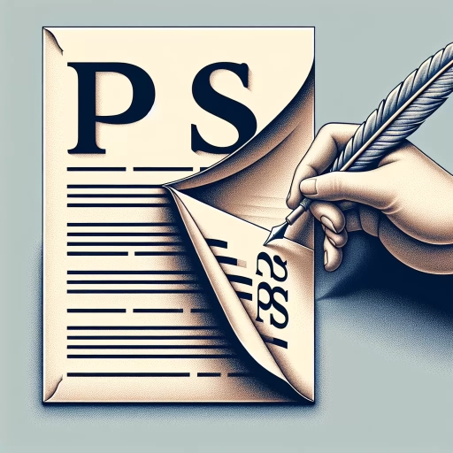 what does ps mean in text