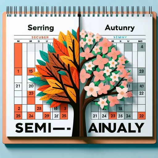 what does semi annually mean