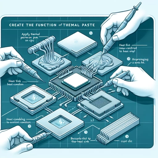 what does thermal paste do