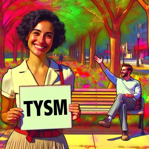 what does tysm mean