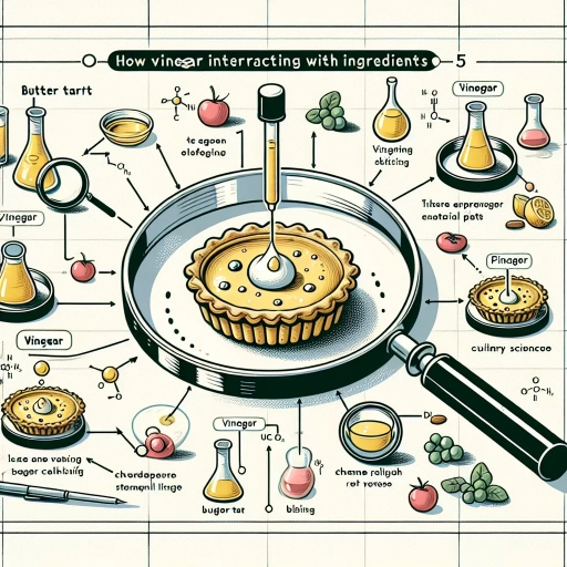 what does vinegar do in butter tarts