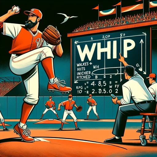 what does whip mean in baseball