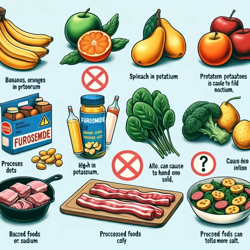 what foods to avoid when taking furosemide?