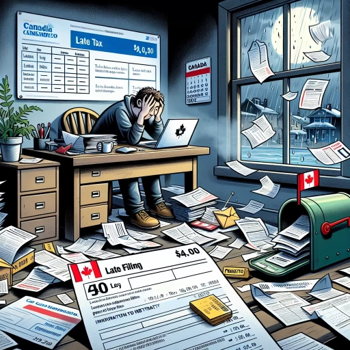 what happens if you file taxes late canada