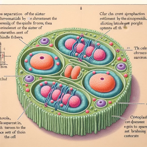 what happens in anaphase