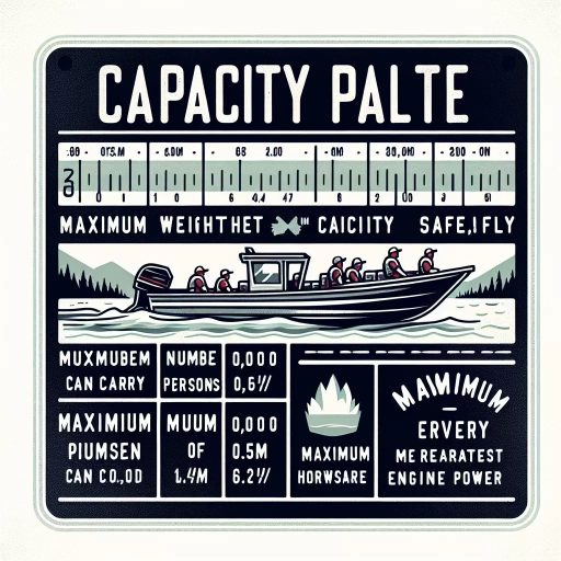 what information found on the boat’s capacity plate can help in appropriate boat loading?