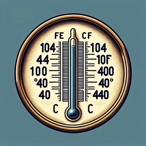 what is 104 fahrenheit in celsius