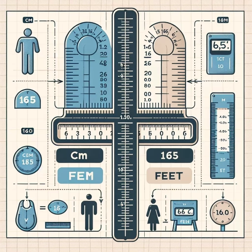 what is 165 cm in feet