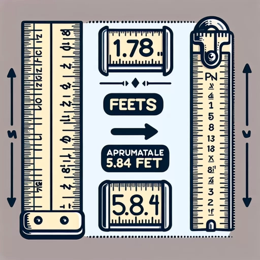 what is 1.78 m in feet