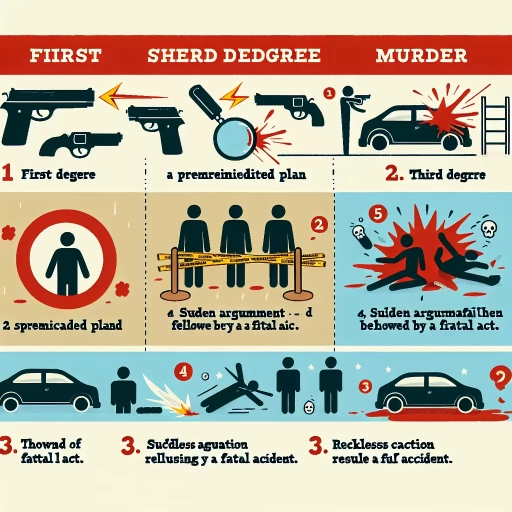 what is 1st, 2nd, and 3rd degree murders