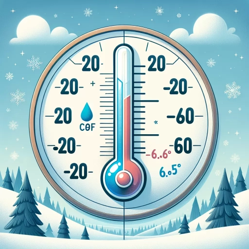 what is 20 degrees fahrenheit in celsius