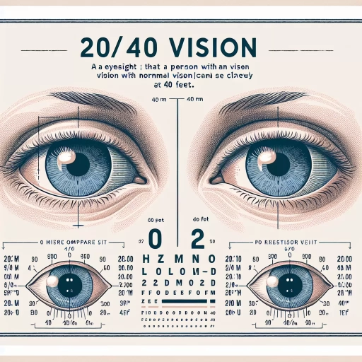 what is 20/40 vision