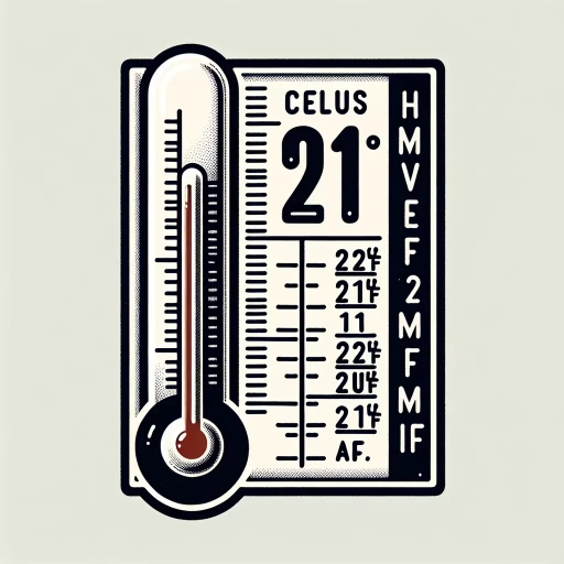 what is 21 celsius in fahrenheit