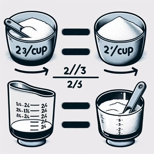 what is 2/3 cup doubled