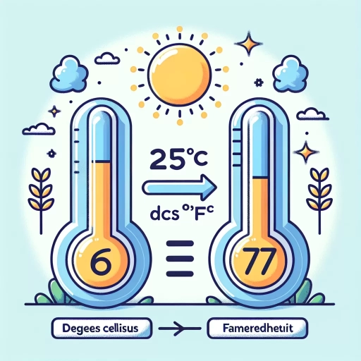 what is 25 degrees celsius in fahrenheit