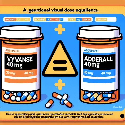 what is 40 mg of vyvanse equal to in adderall