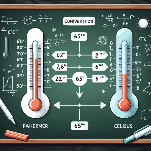 what is 65 degrees fahrenheit in celsius